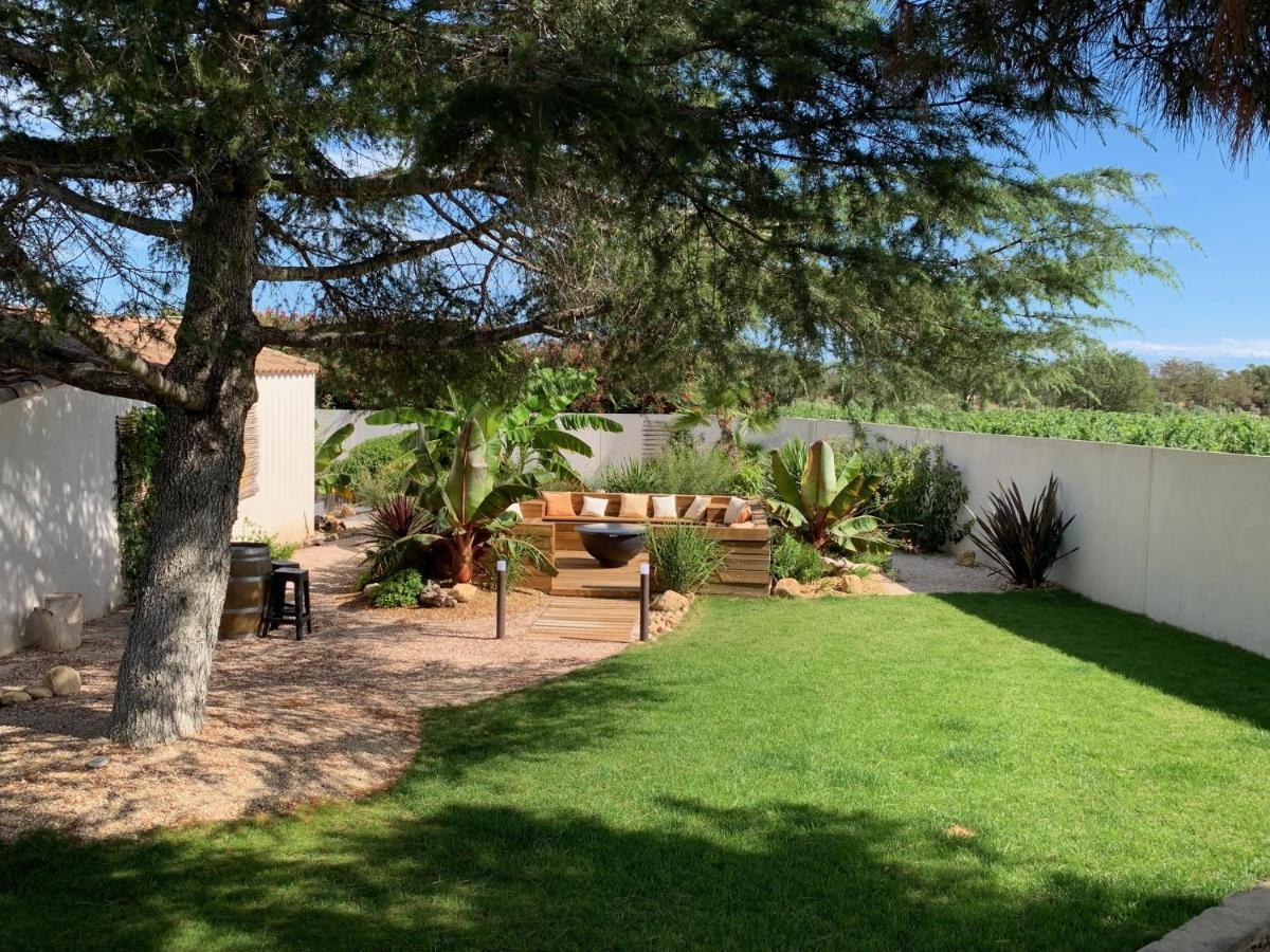 Chambres Au Calme Avec Piscine Et Jacuzzi Valros Exterior photo